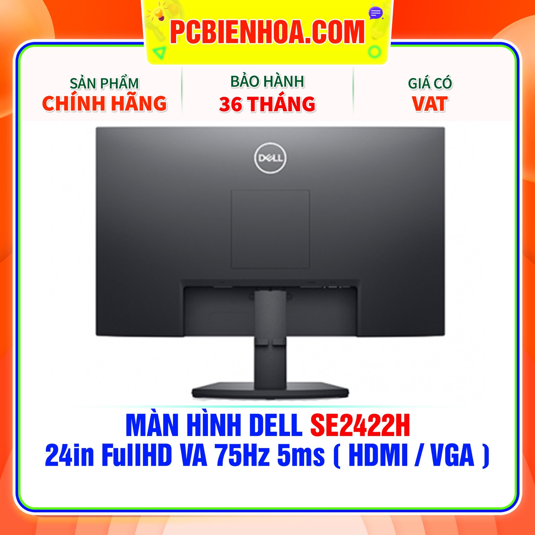  MÀN HÌNH DELL SE2422H 24in FullHD VA 75Hz 5ms ( HDMI / VGA ) 