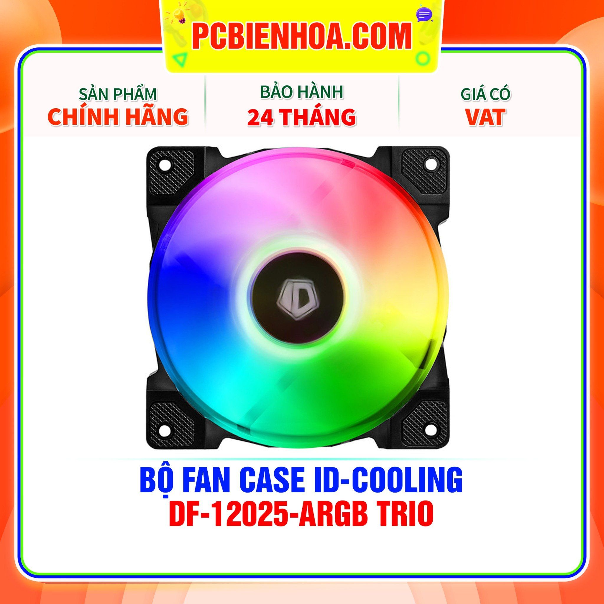  BỘ FAN CASE ID-COOLING DF-12025-ARGB TRIO 