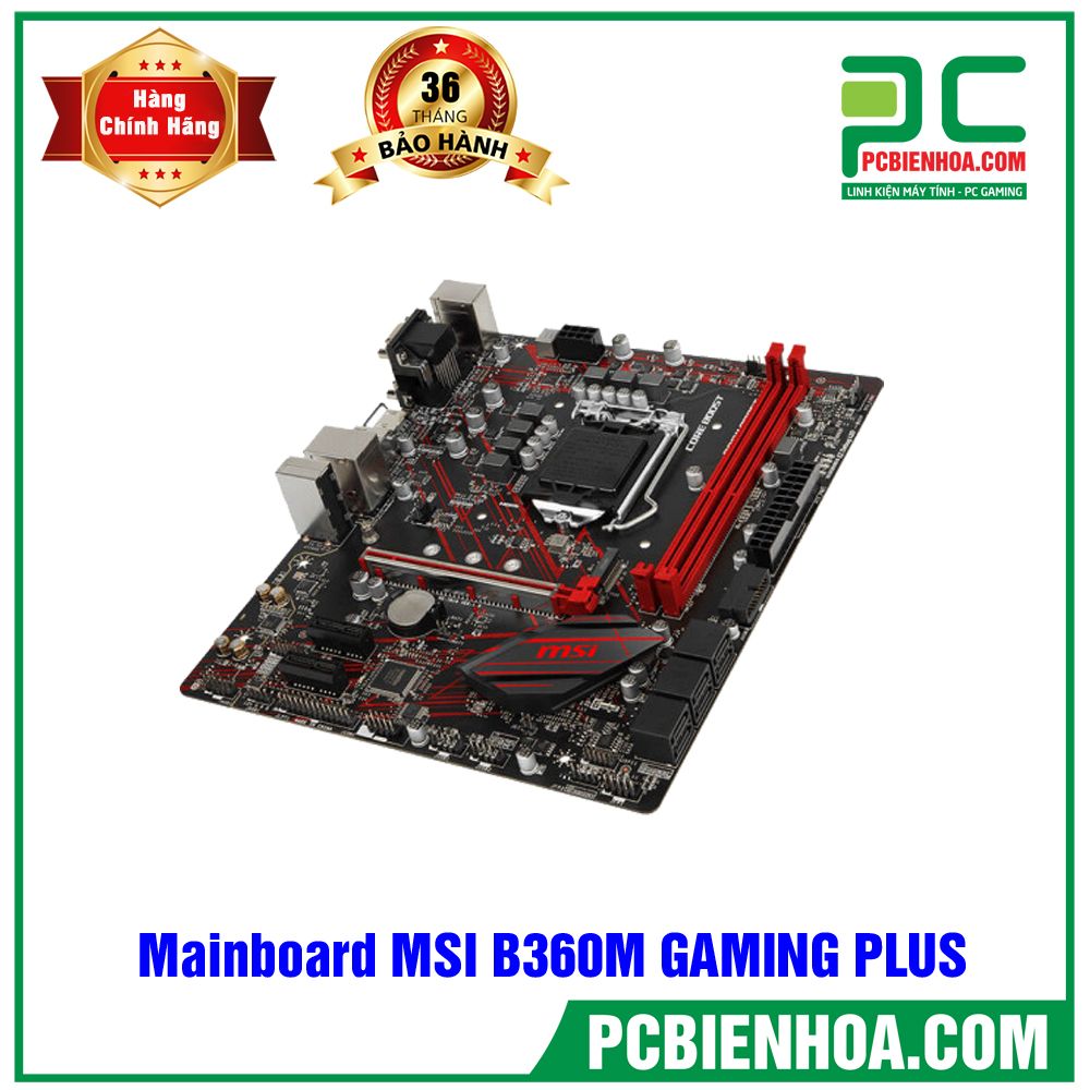 Mainboard MSI B360M GAMING PLUS ( LGA1151 / M-ATX / 2xDDR4 )