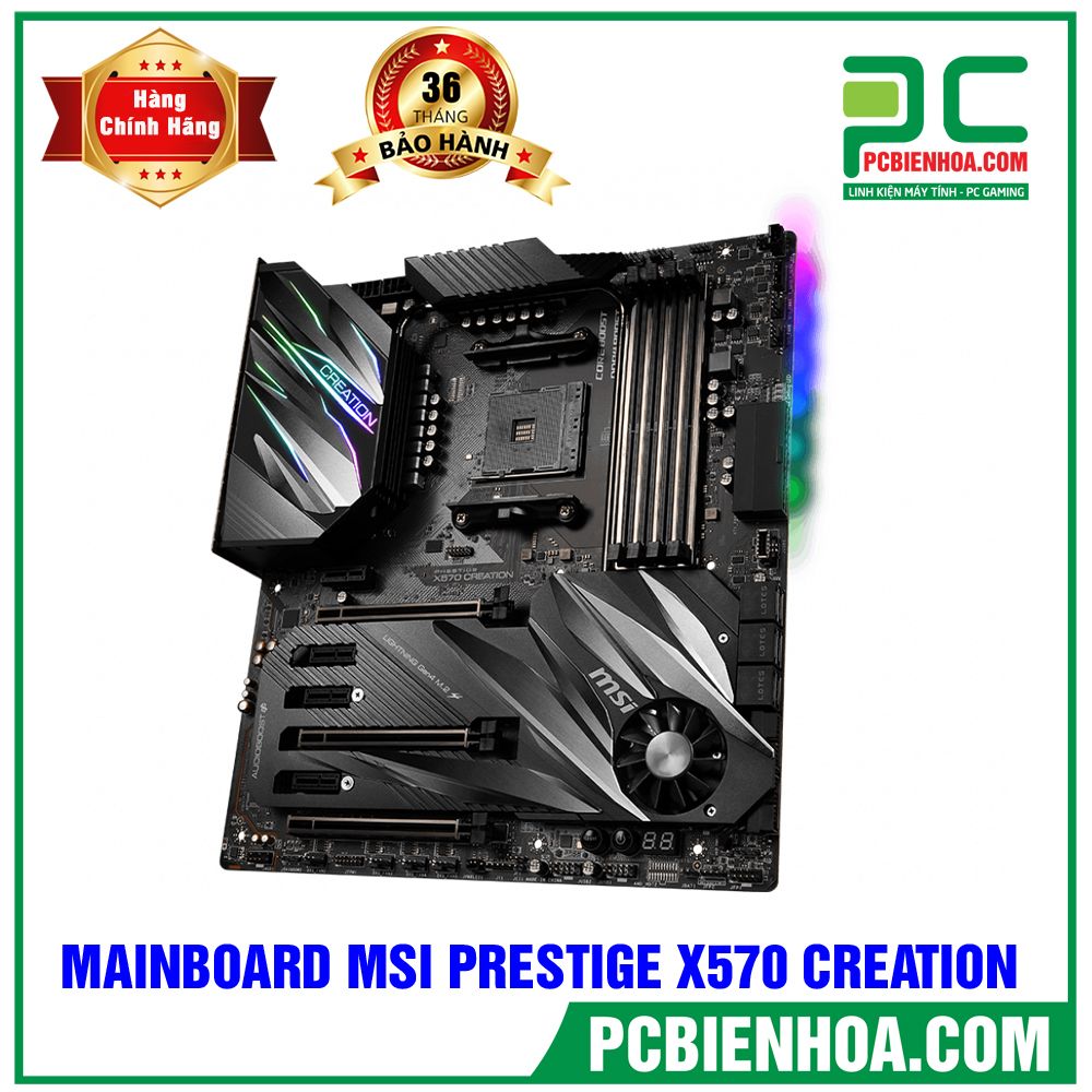 MAINBOARD MSI PRESTIGE X570 CRATION ( AM4 / E-ATX / 4xDDR4 )