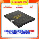  SSD APACER PANTHER AS340 240GB - 2.5in SATA3 ( P240GAS430B ) 