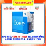  CPU INTEL CORE i3 13100F BOX CHÍNH HÃNG ( 4 NHÂN 8 LUỒNG / 3.4 - 4.5 GHz / 12MB ) 