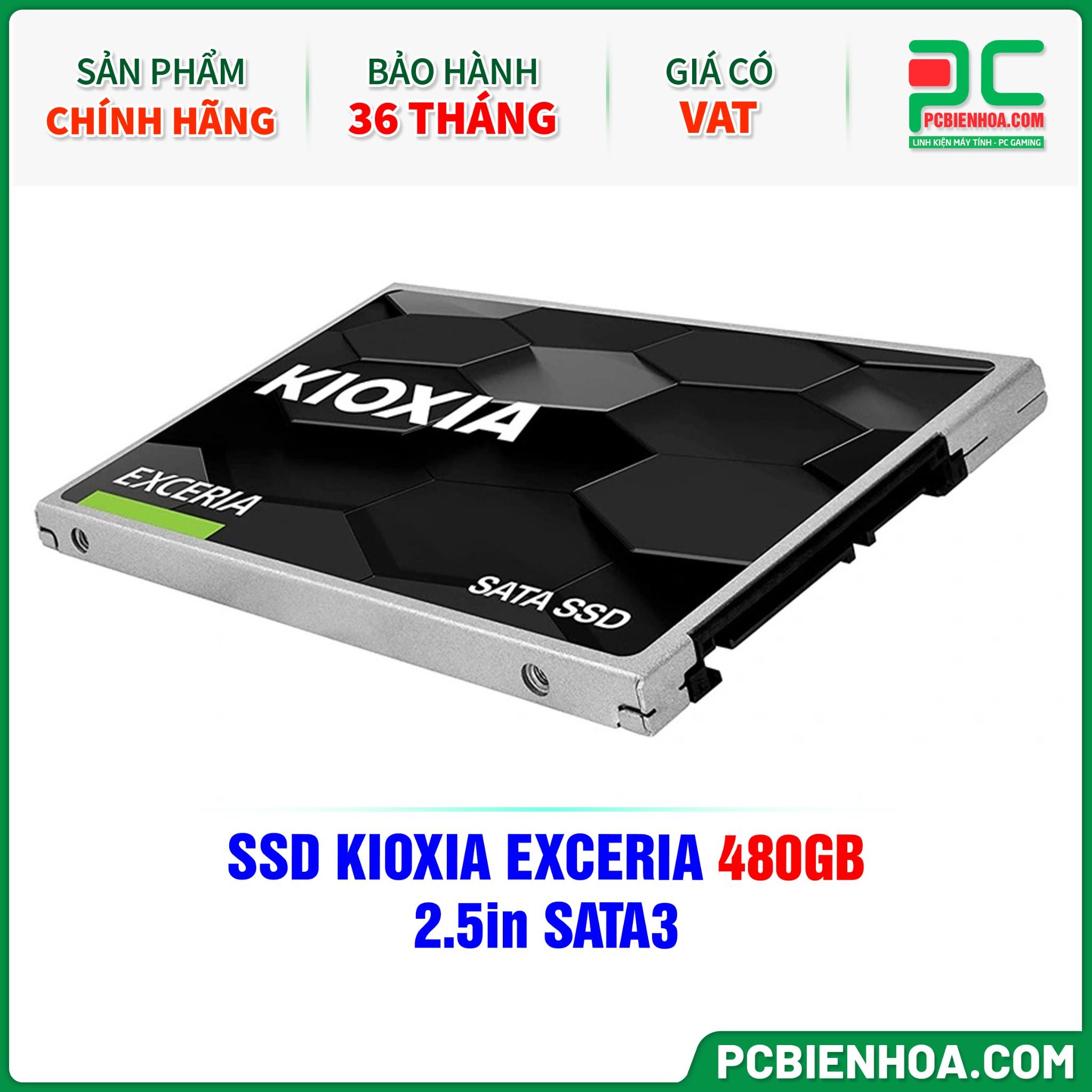 SSD KIOXIA EXCERIA EXCERIA 480GB - 2.5in SATA3 (LTC10Z480GG8)