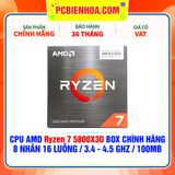  CPU AMD Ryzen 7 5800X3D BOX CHÍNH HÃNG ( 8 NHÂN 16 LUỒNG / 3.4 - 4.5 GHz / 100MB ) 