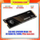  SSD MSI SPATIUM M480 2TB - 3D NAND M.2 NVMe PCIe Gen4.0x4 