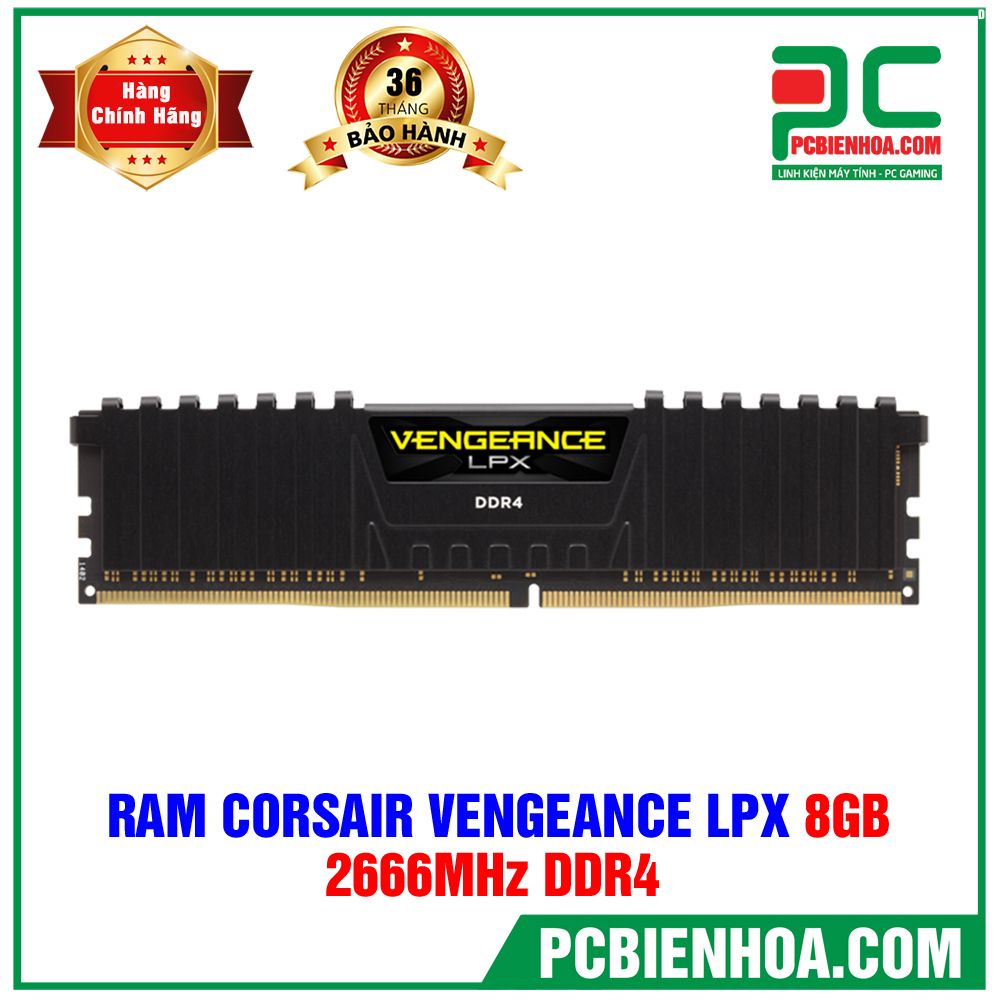 RAM Corsair Vengeance® LPX 8GB 2666MHz DDR4
