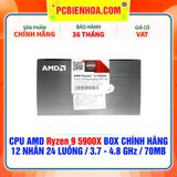  CPU AMD Ryzen 9 5900X BOX CHÍNH HÃNG ( 12 NHÂN 24 LUỒNG / 3.7 - 4.8 GHz / 70MB ) 