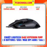  CHUỘT LOGITECH G402 HYPERION FURY ( 8 BUTTONS / USB / MAX DPI 4000 / 1ms ) 