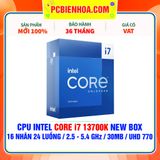  CPU INTEL CORE i7 13700K NEW BOX ( 16 NHÂN 24 LUỒNG / 2.5 - 5.4 GHz / 30MB / INTEL® UHD GRAPHICS 770 ) 