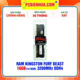  RAM Kingston Fury Beast 16GB (1x16GB) 3200MHz DDR4 