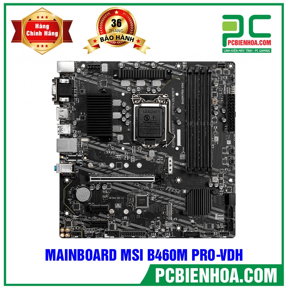 MAINBOARD MSI B460M PRO-VDH ( LGA1200 / M-ATX / 4xDDR4 )