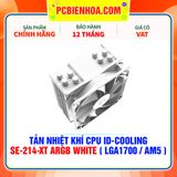  TẢN NHIỆT KHÍ CPU ID-COOLING SE-214-XT ARGB WHITE ( HỖ TRỢ SOCKET LGA1700 / AM5 ) 