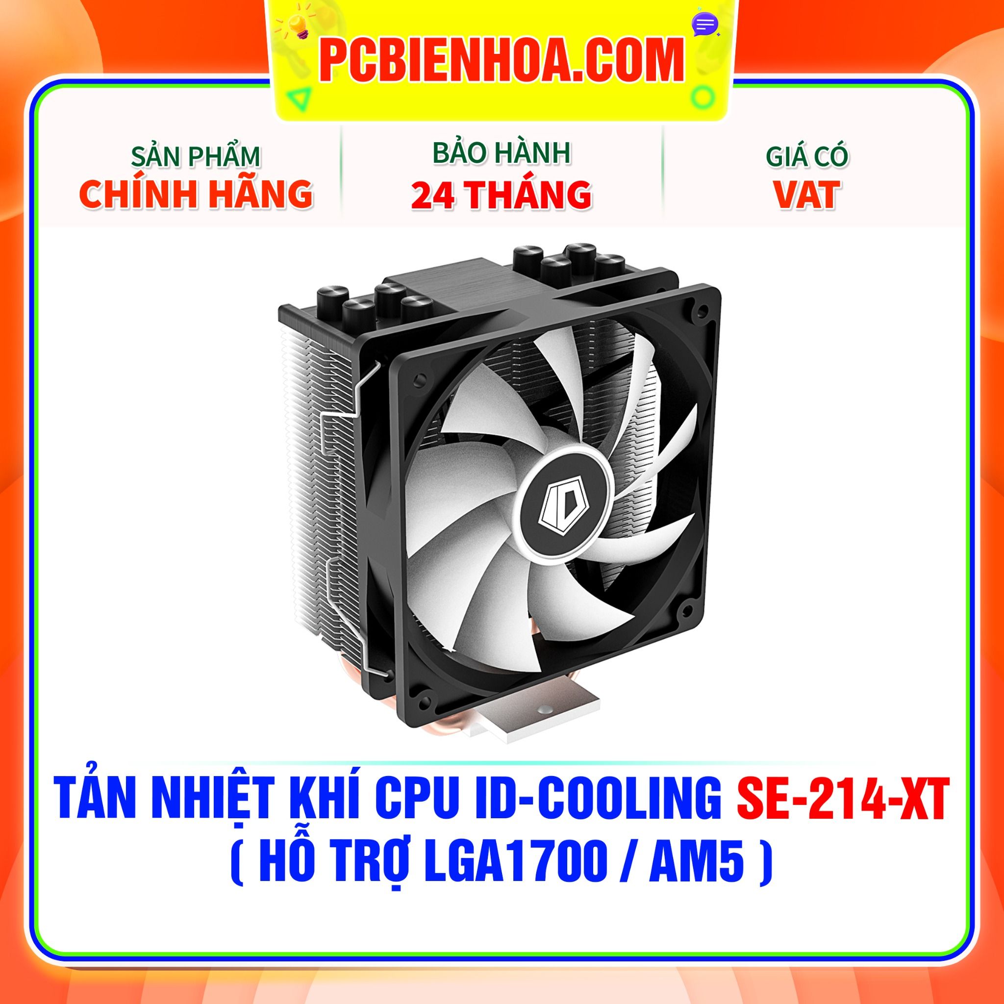  TẢN NHIỆT KHÍ CPU ID-COOLING SE-214-XT ( HỖ TRỢ SOCKET LGA1700 / AM5 ) 