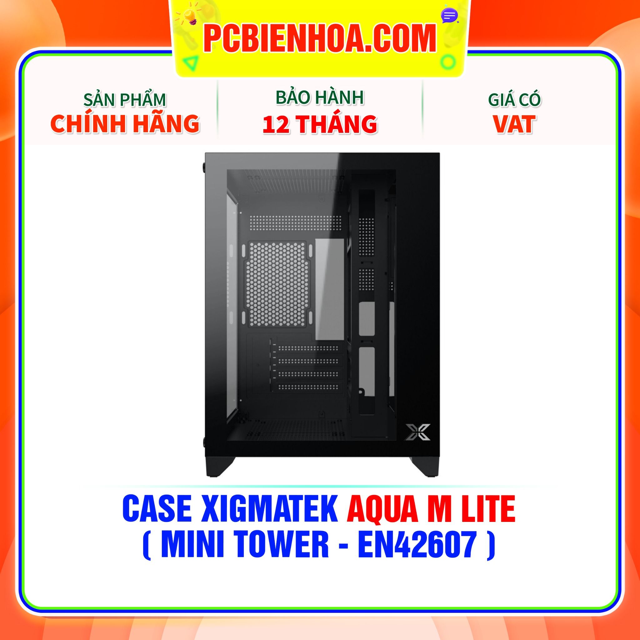  CASE XIGMATEK AQUA M LITE - ( MINI TOWER - EN42607 ) 