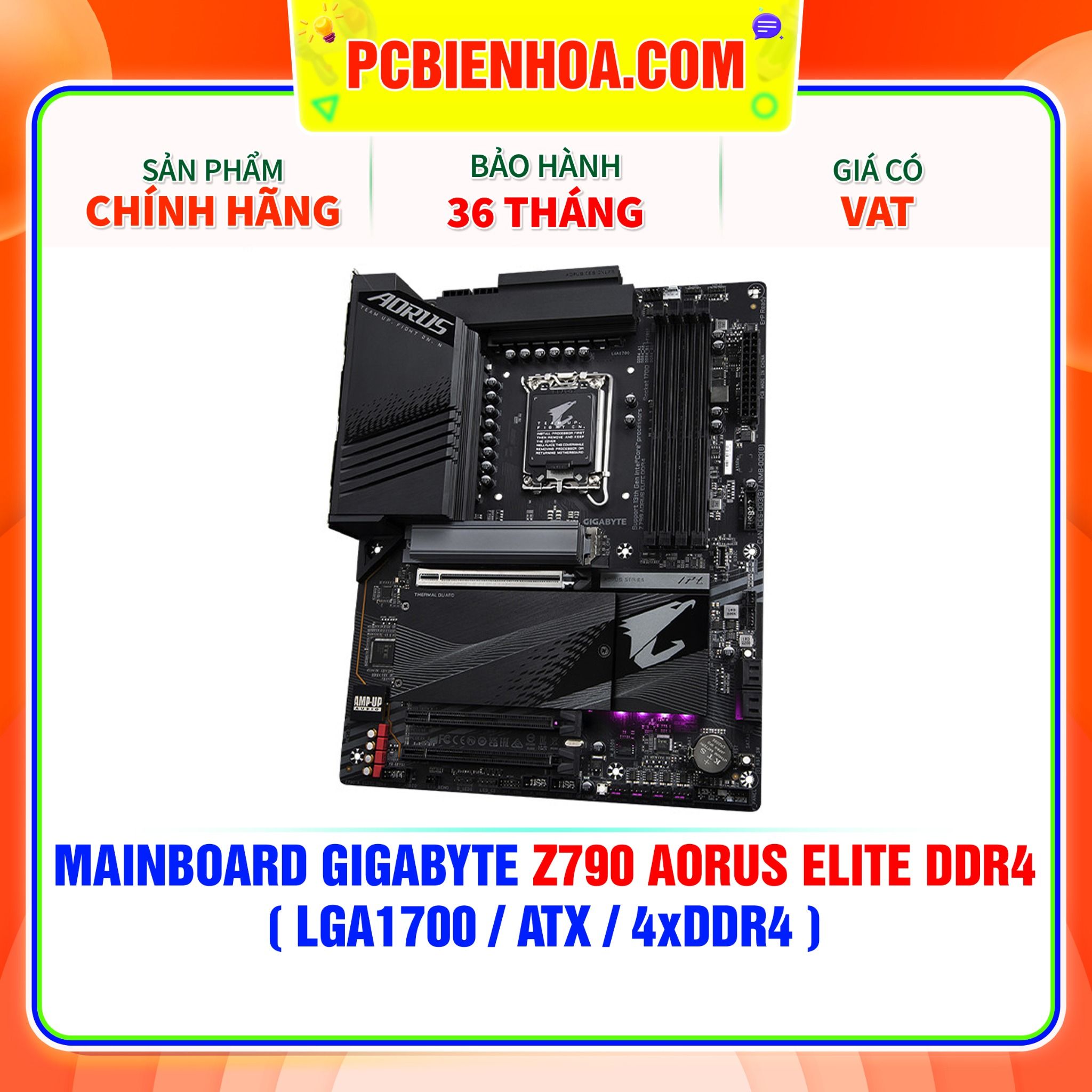  MAINBOARD GIGABYTE Z790 AORUS ELITE DDR4 ( LGA1700 / ATX / 4xDDR4 ) 