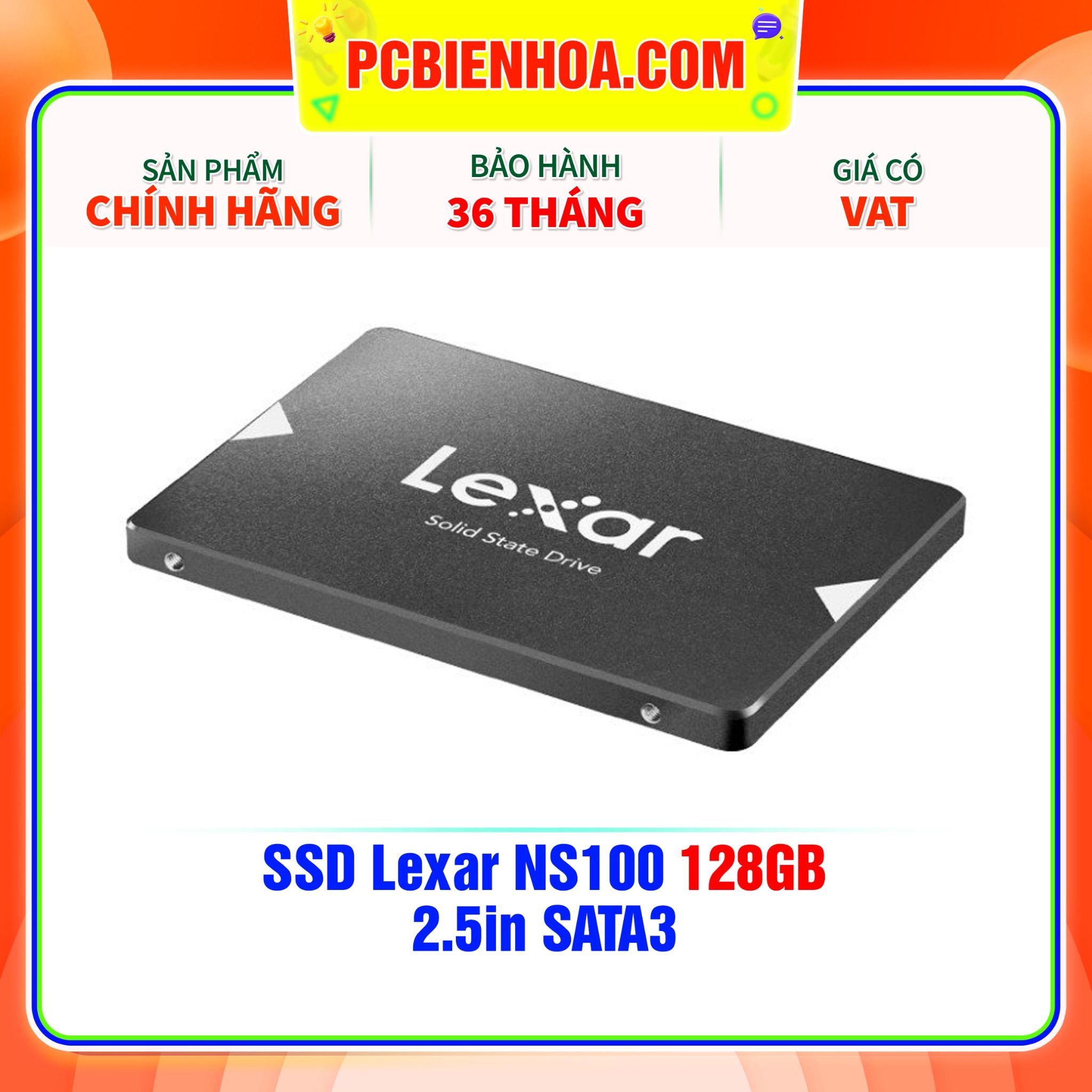  SSD Lexar NS100 128GB - 2.5in SATA3 