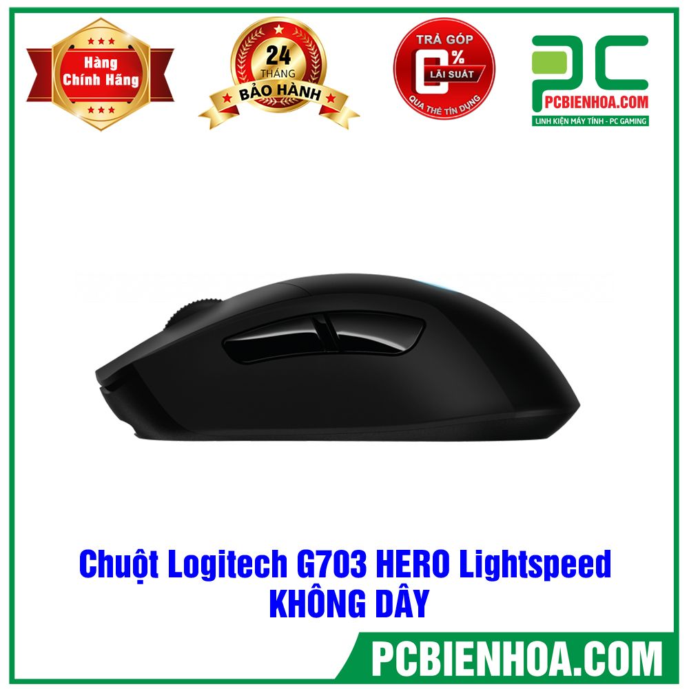 Chuột Logitech G703 HERO Lightspeed Wireless(Không dây)