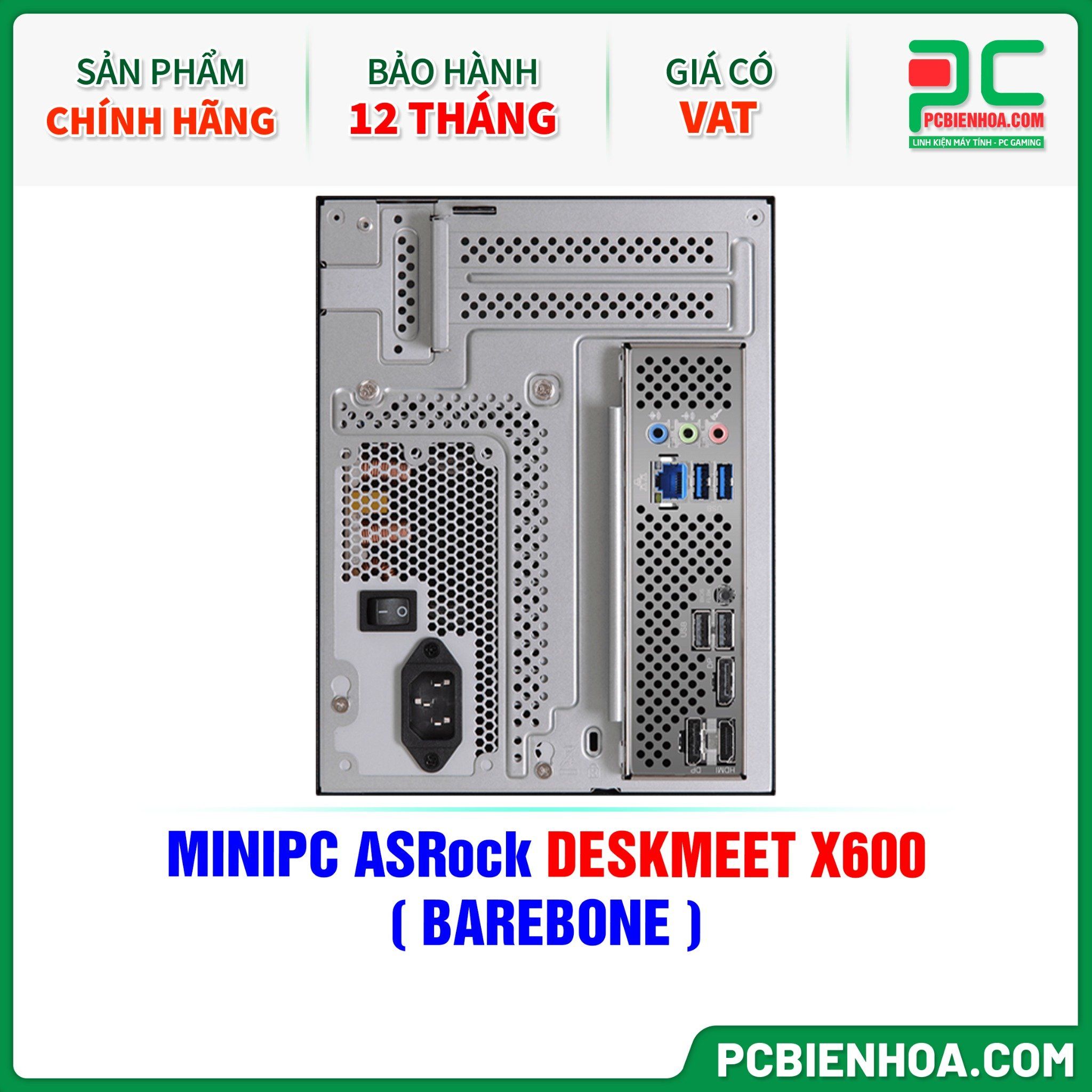 MINIPC ASRock DESKMEET X600 ( BAREBONE )