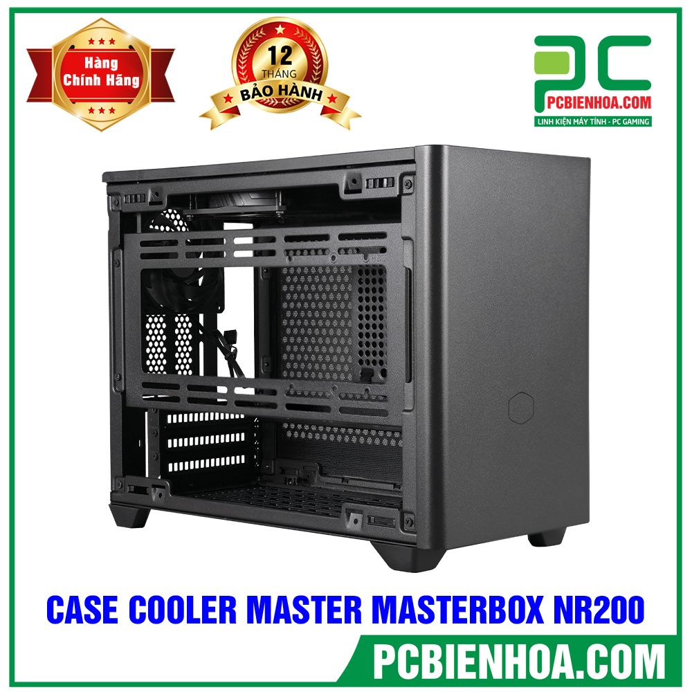 CASE COOLER MASTER MASTERBOX NR200 MINI ITX (BLACK) (LƯỚI KIM LOẠI)