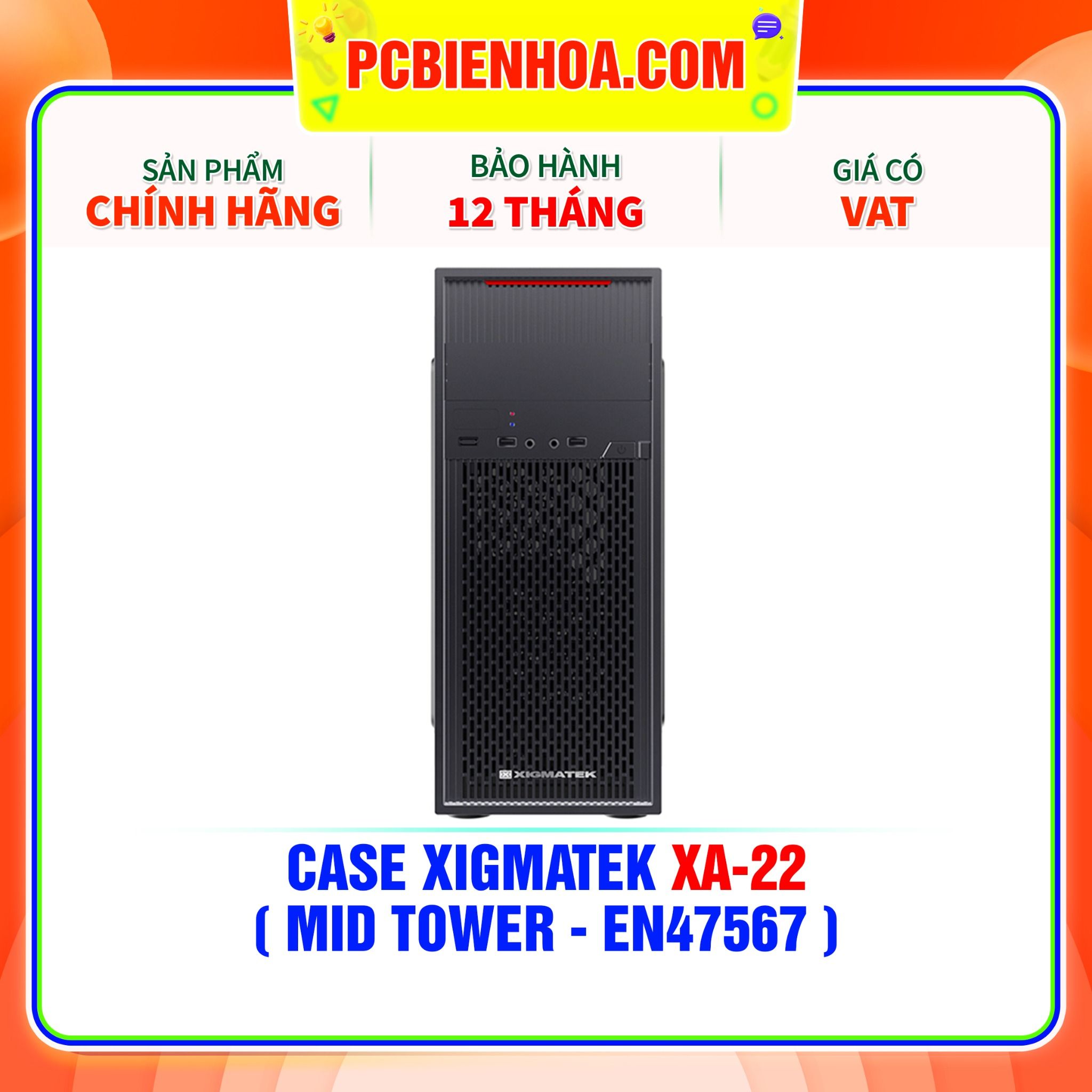  CASE XIGMATEK XA-22 ( MID TOWER - EN47567 ) 