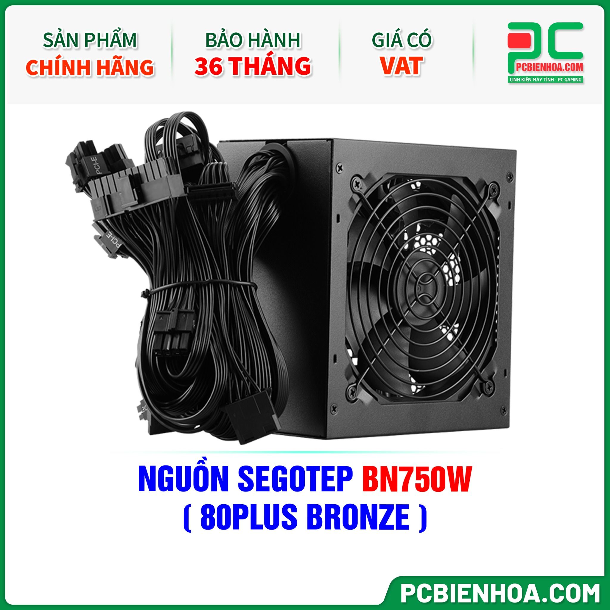 NGUỒN SEGOTEP BN750W ( 80PLUS BRONZE )