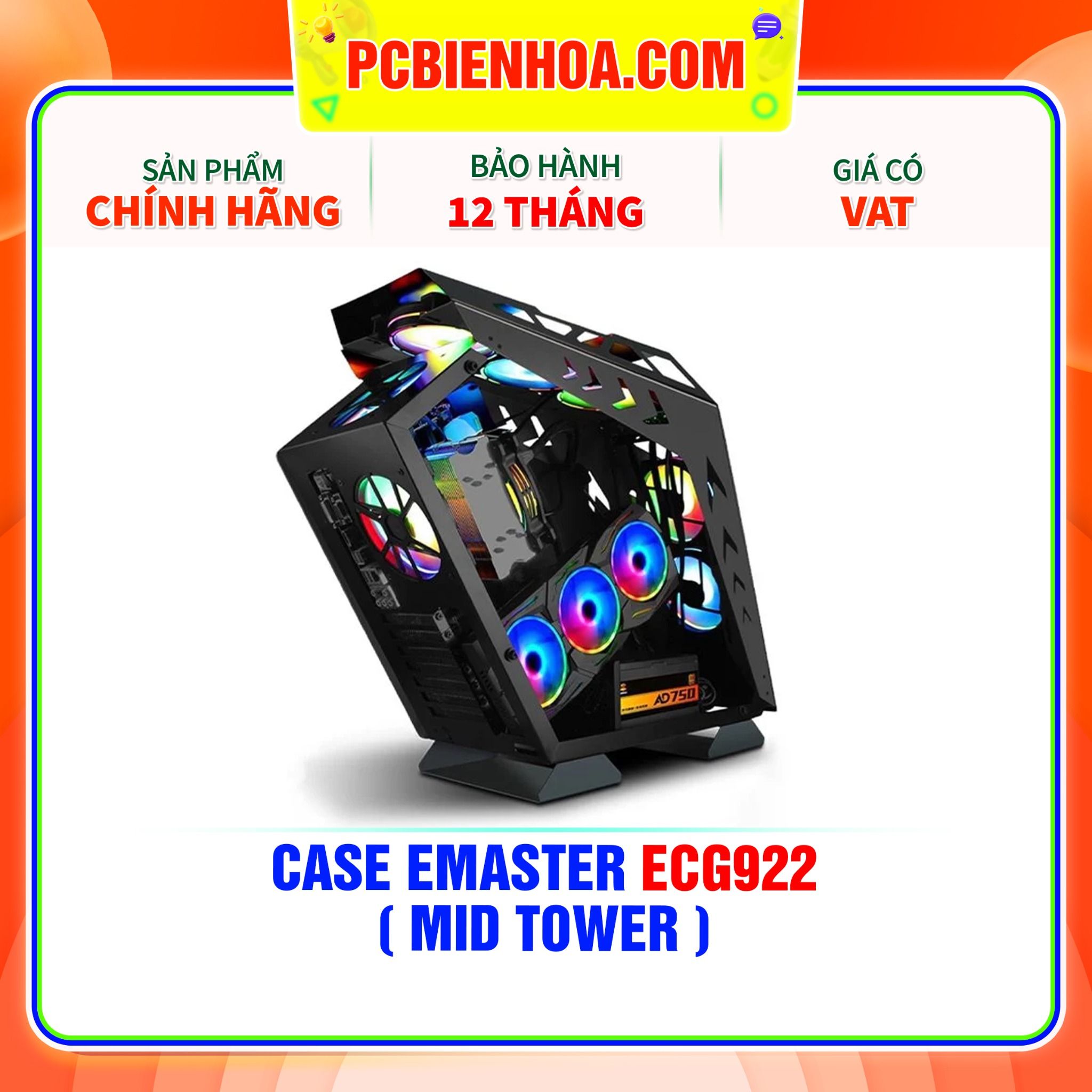  CASE EMASTER ECG922 ( MID TOWER ) 