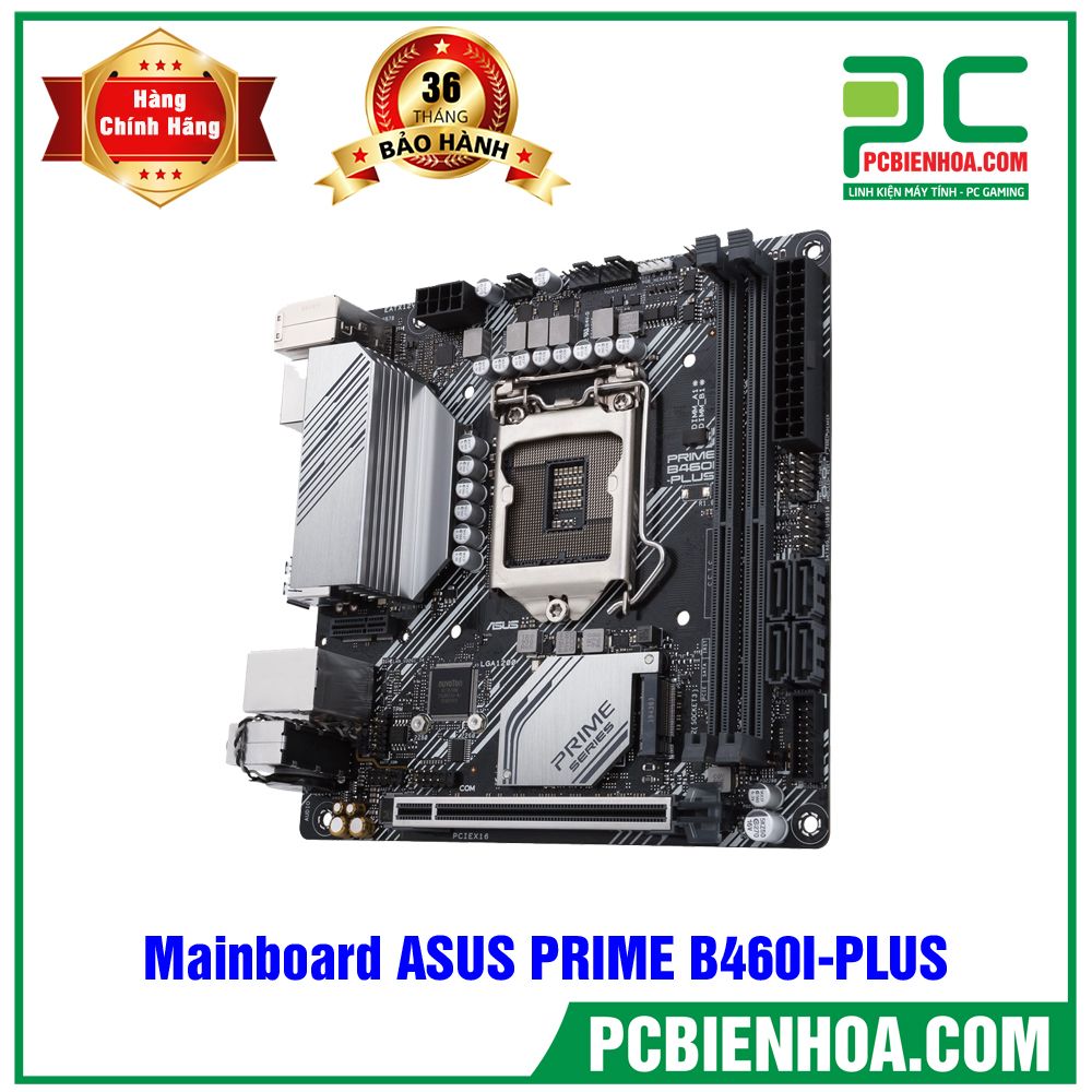 Mainboard Asus PRIME B460I-PLUS ( LGA1200 / MINI-ITX / 2xDDR4 )