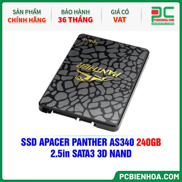 SSD APACER PANTHER AS340 240GB - 2.5in SATA3 ( P240GAS430B