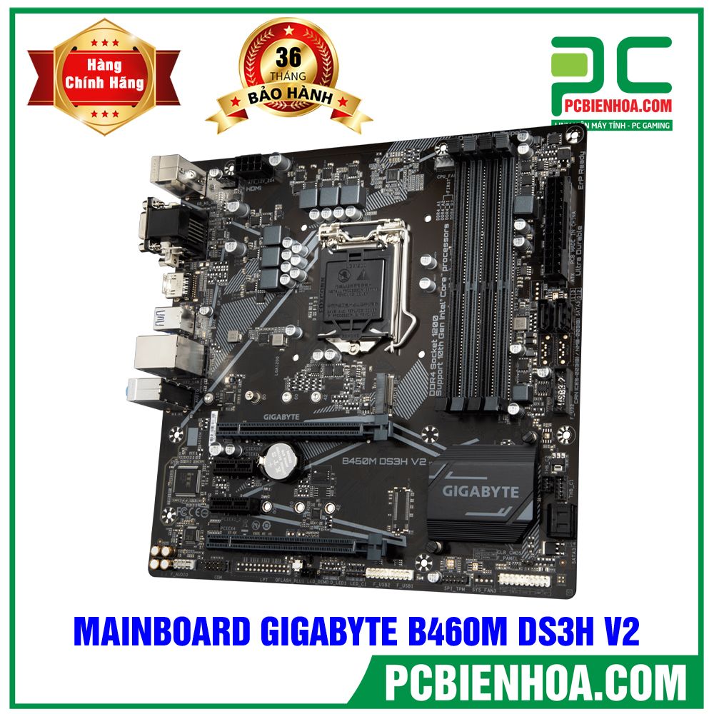 MAINBOARD GIGABYTE B460M DS3H V2 ( LGA1200 / M-ATX / 4xDDR4 )