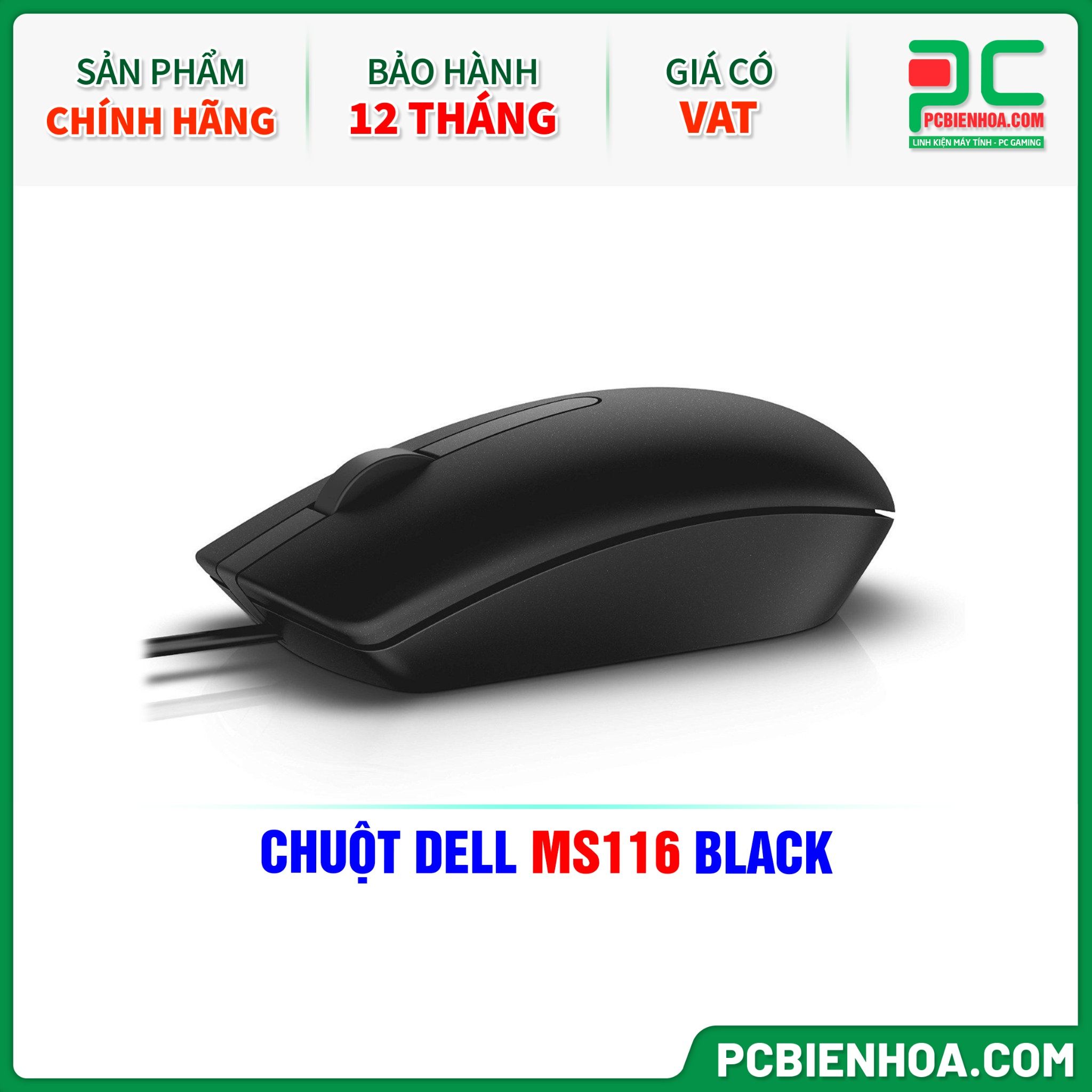 CHUỘT DELL MS116 BLACK