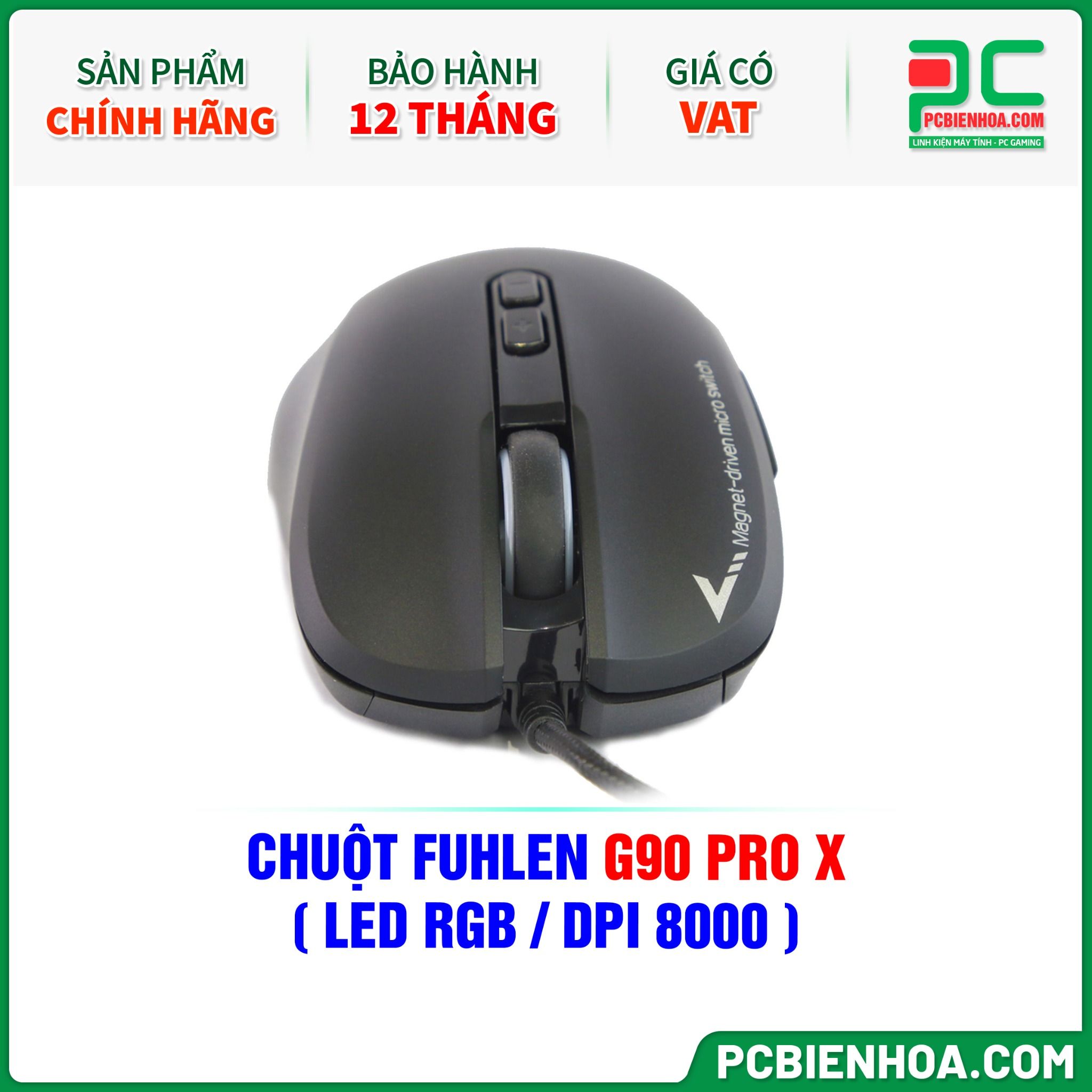 CHUỘT FUHLEN G90 PRO X ( LED RGB / DPI 8000 )