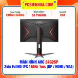  MÀN HÌNH AOC 24G2SP - 24in FullHD IPS 165Hz 1ms ( DP / HDMI / VGA ) 