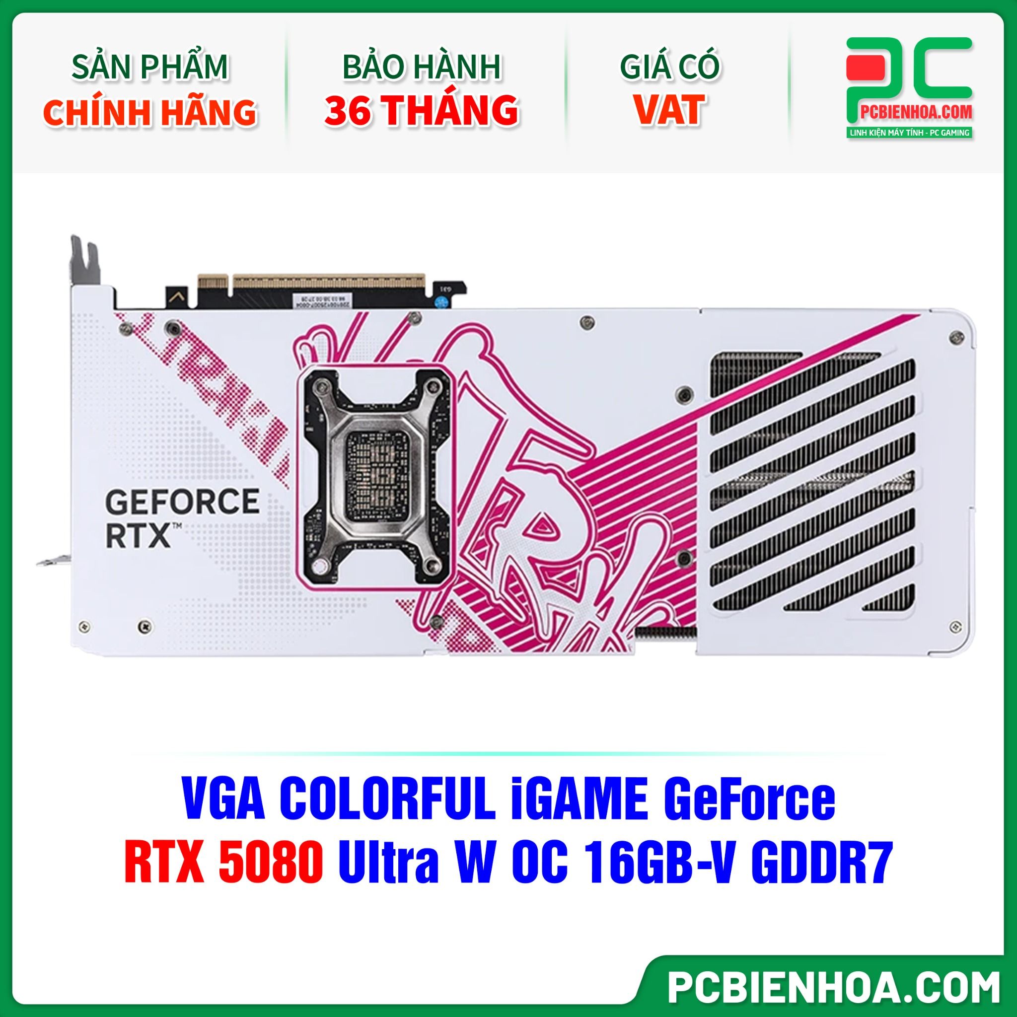 VGA COLORFUL iGAME GeForce RTX 5080 Ultra W OC 16GB-V GDDR7