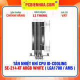  TẢN NHIỆT KHÍ CPU ID-COOLING SE-214-XT ARGB WHITE ( HỖ TRỢ SOCKET LGA1700 / AM5 ) 