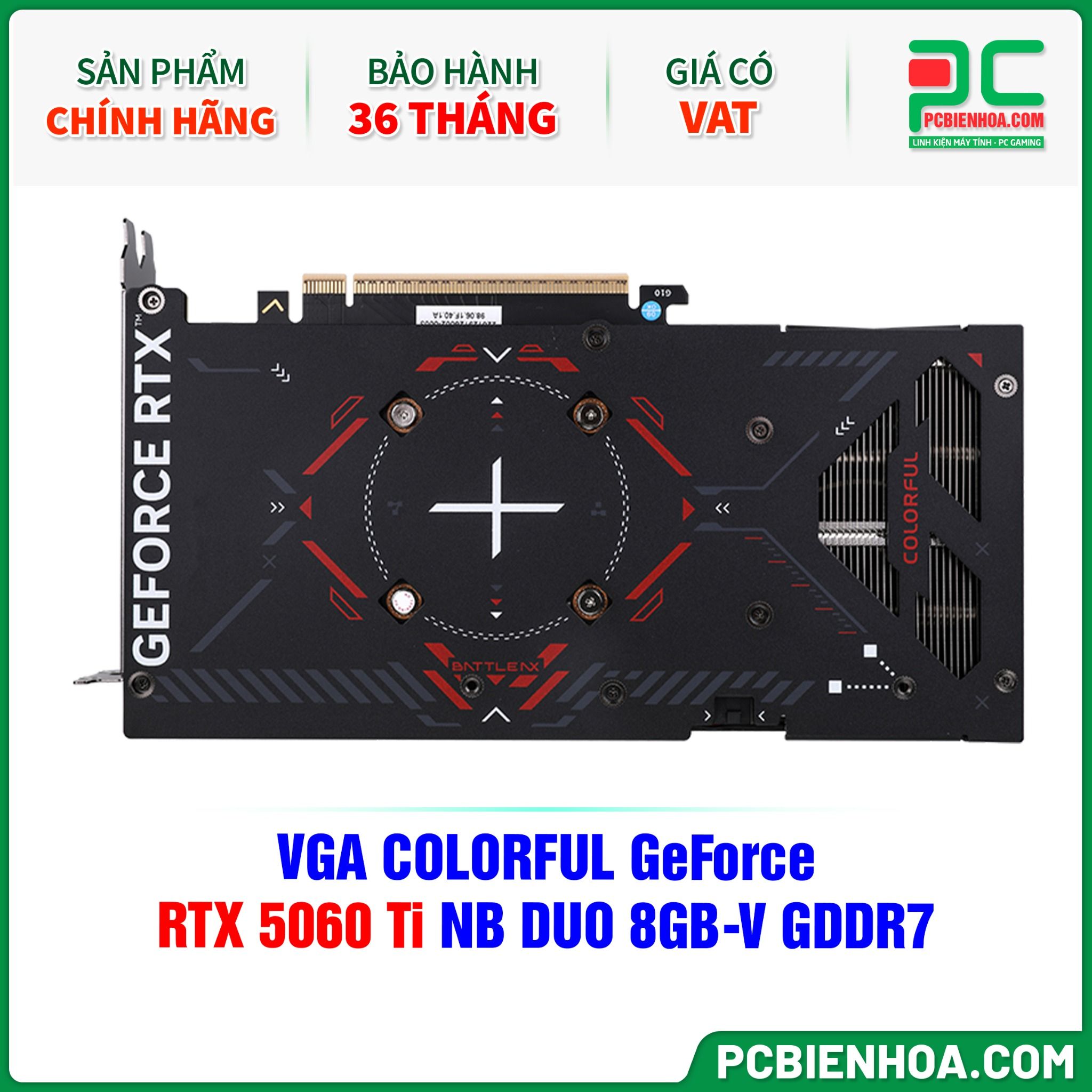 VGA COLORFUL GeForce RTX 5060 Ti NB DUO 8GB-V GDDR7
