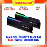 RAM G.SKILL TRIDENT Z5 RGB 64GB (2x32GB) 6000MHz DDR5 BLACK (F5-6000J3636F32GX2-TZ5RK) 