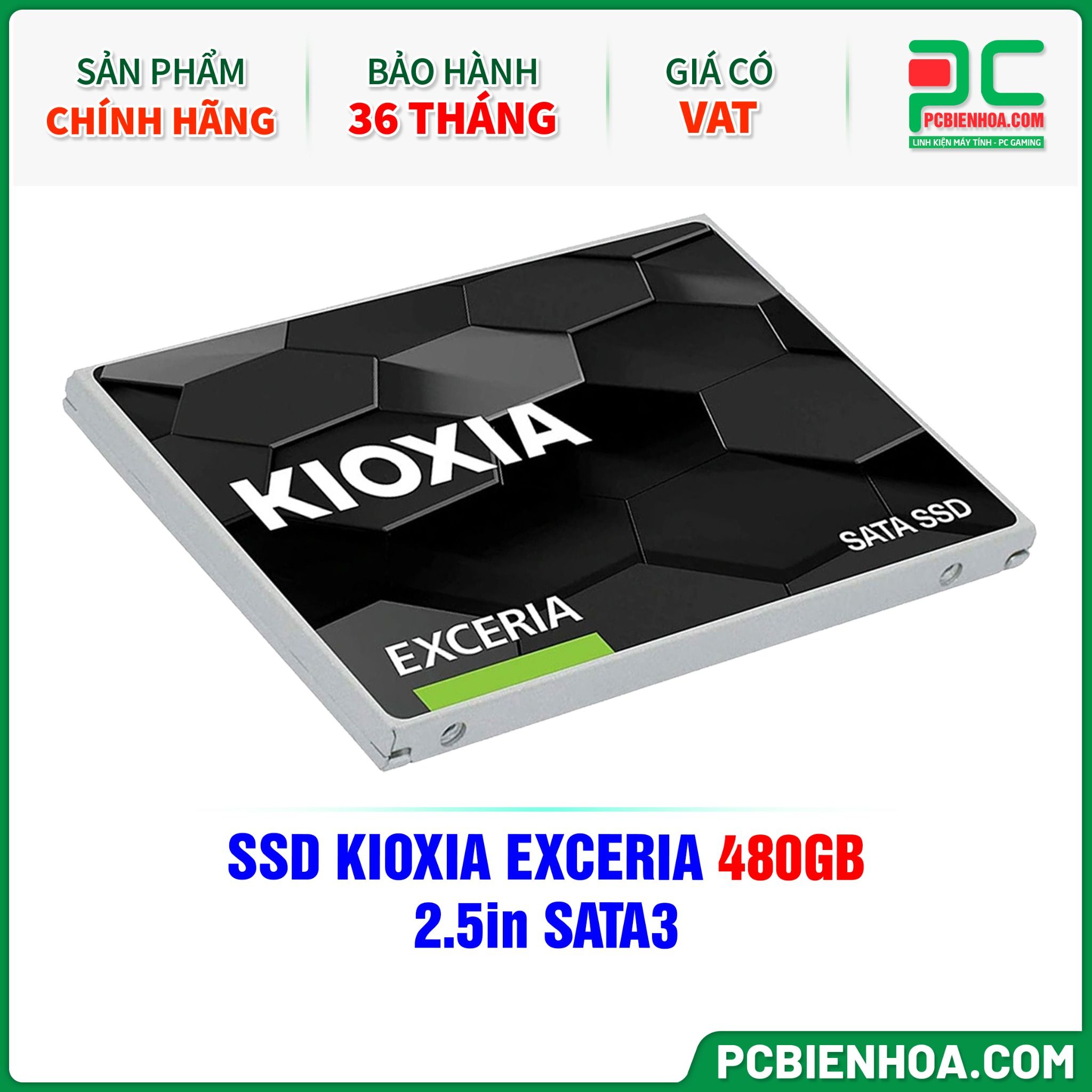 SSD KIOXIA EXCERIA EXCERIA 480GB - 2.5in SATA3 (LTC10Z480GG8)
