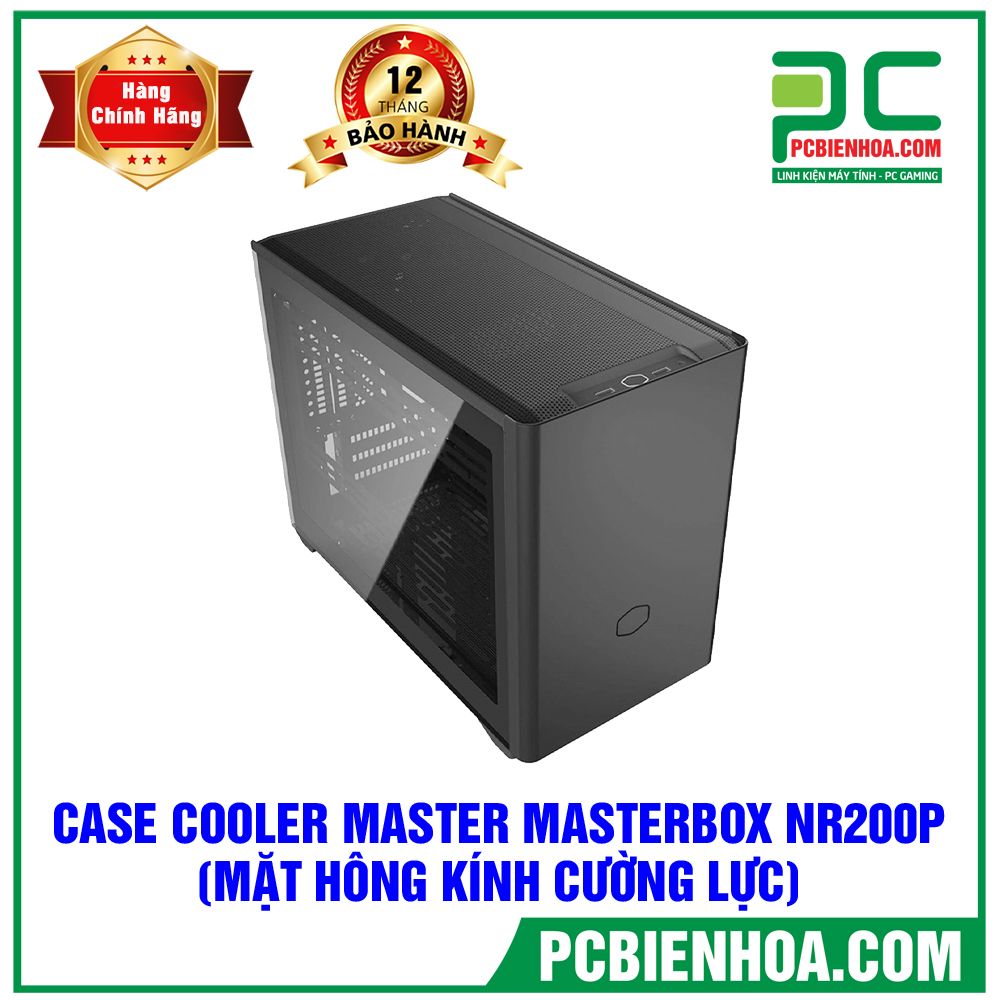 CASE COOLER MASTER MASTERBOX NR200P MINI ITX (BLACK) (MẶT KÍNH CƯỜNG LỰC) (LIÊN HỆ ĐẶT HÀNG)