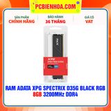  RAM ADATA XPG SPECTRIX D35G BLACK RGB - 8GB 3200MHz DDR4 