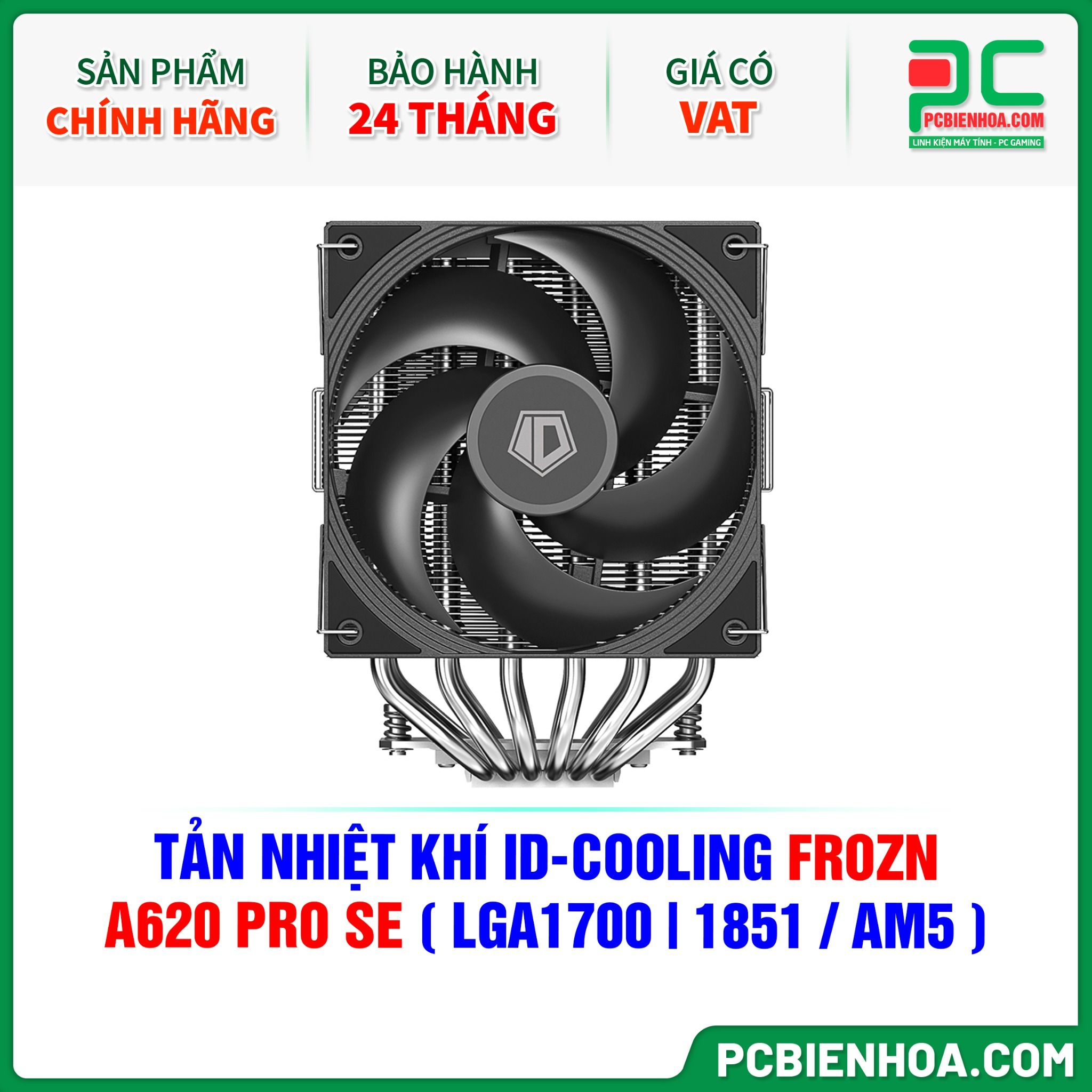TẢN NHIỆT KHÍ ID-COOLING FROZN A620 PRO SE ( HỖ TRỢ SOCKET LGA1700|1851 / AM5 )
