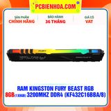  RAM KINGSTON FURY BEAST RGB 8GB (1x8GB) 3200MHz DDR4 ( KF432C16BBA/8 ) 