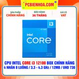  CPU INTEL CORE i3 12100 BOX CHÍNH HÃNG ( 4 NHÂN 8 LUỒNG / 3.3 - 4.3 GHz / 12MB / INTEL® UHD GRAPHICS 730 ) 