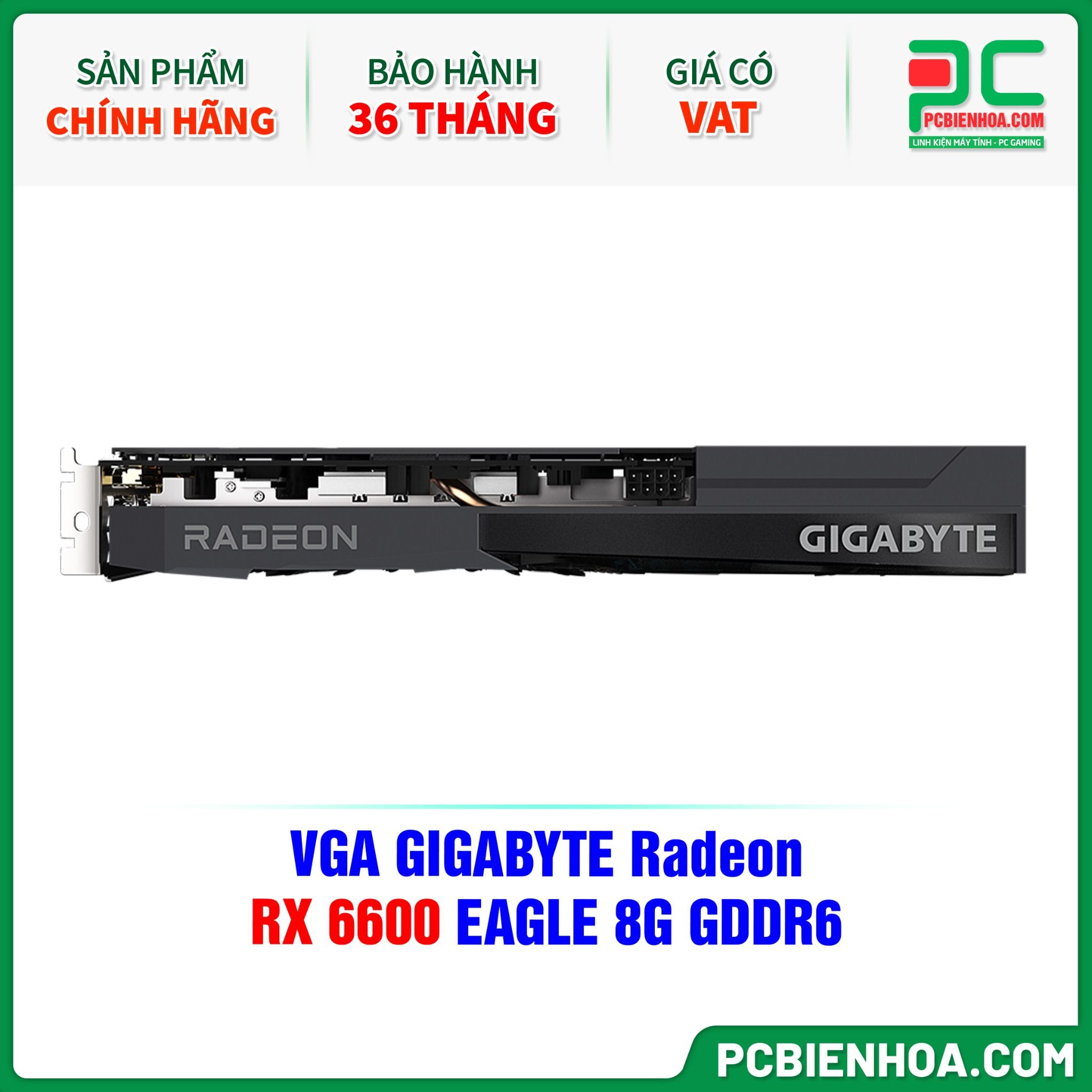 VGA GIGABYTE Radeon RX 6600 EAGLE 8G GDDR6 ( GV-R66EAGLE-8GD )
