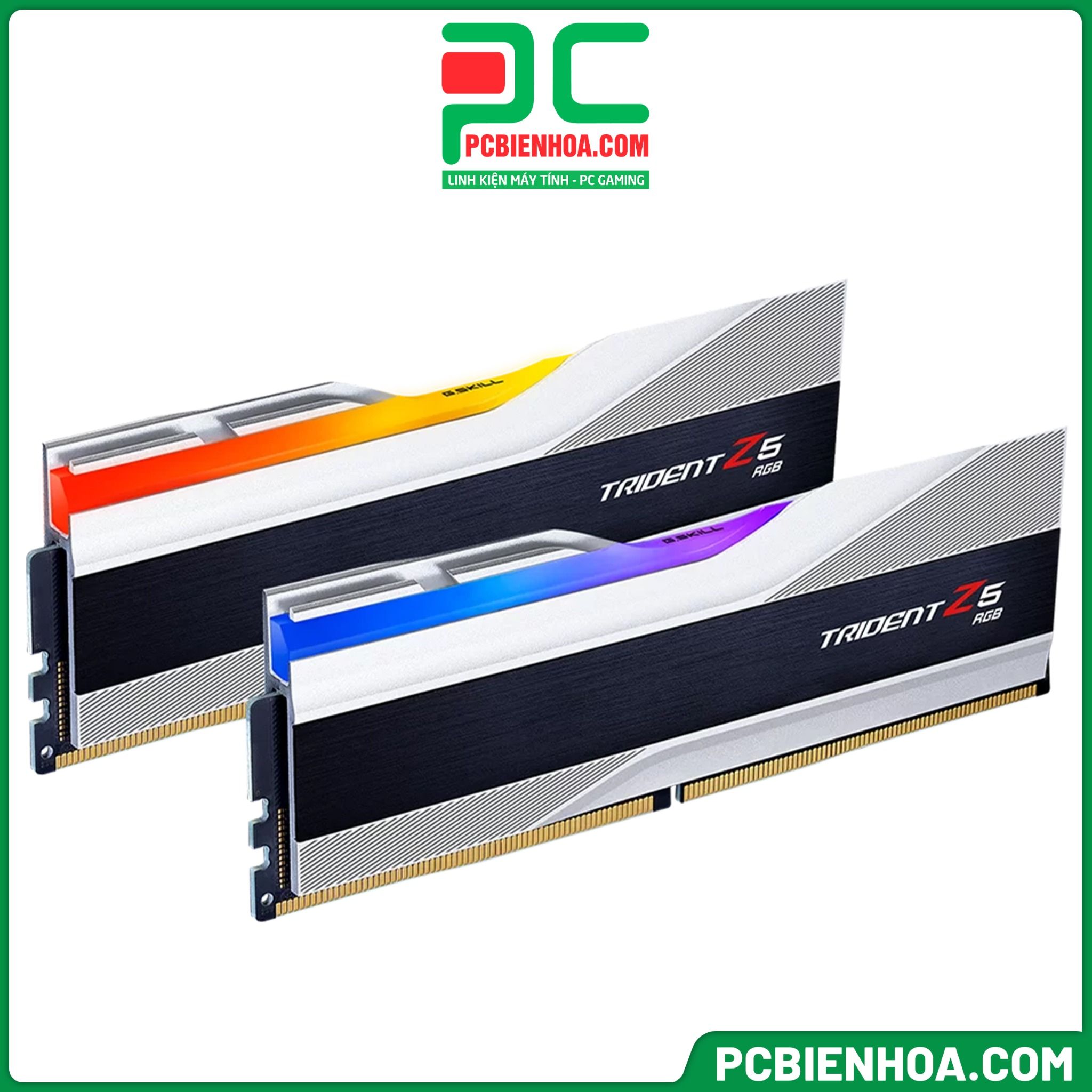 RAM G.SKILL TRIDENT Z5 SILVER RGB - 32GB (2x16GB) 6400MHz DDR5 Intel XMP ( F5-6400J3239G16GX2-TZ5RS )