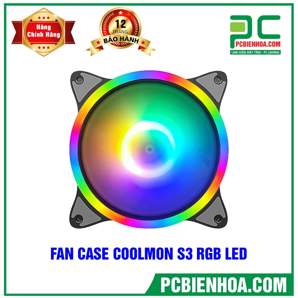 FAN CASE COOLMOON S3 RGB LED