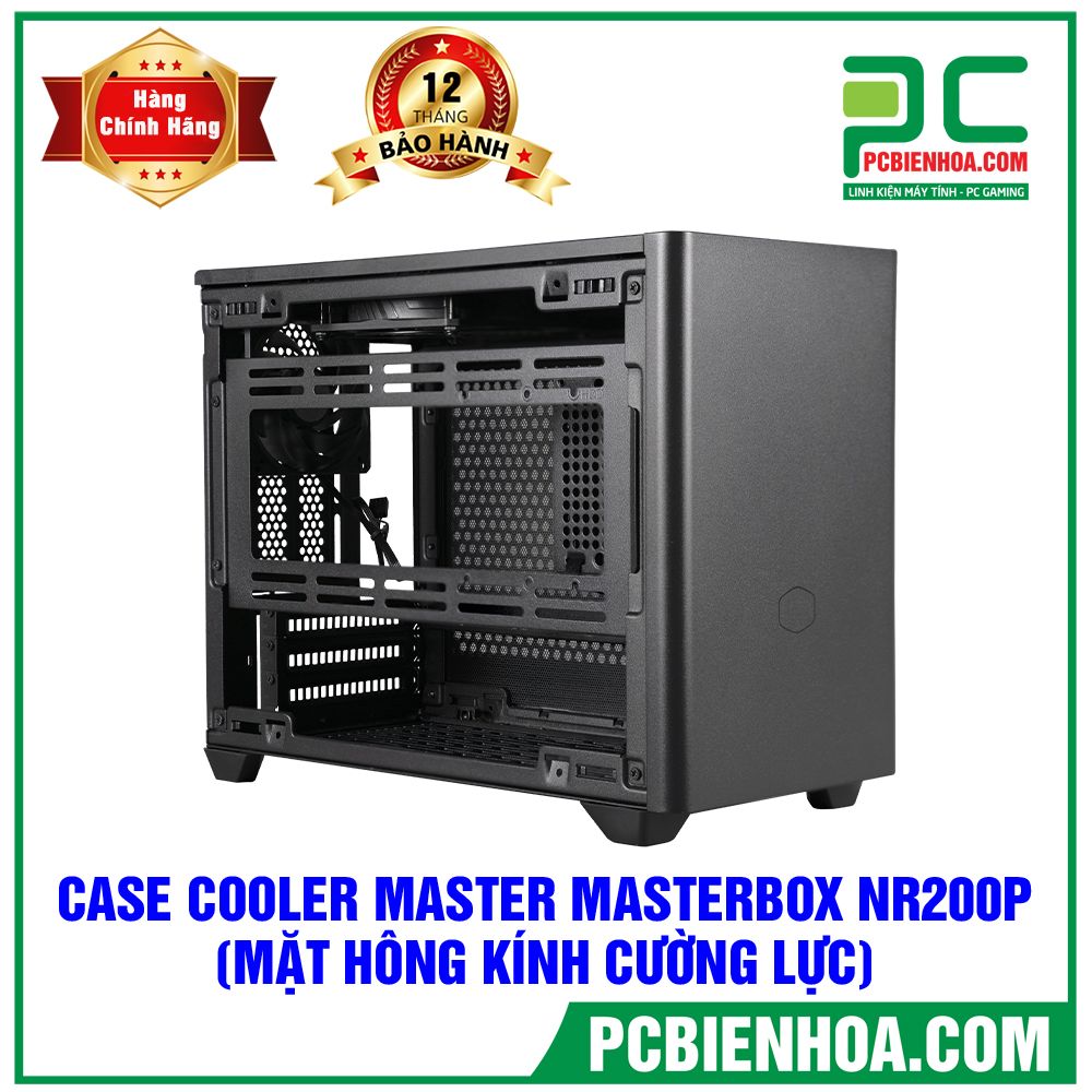 CASE COOLER MASTER MASTERBOX NR200P MINI ITX (BLACK) (MẶT KÍNH CƯỜNG LỰC) (LIÊN HỆ ĐẶT HÀNG)