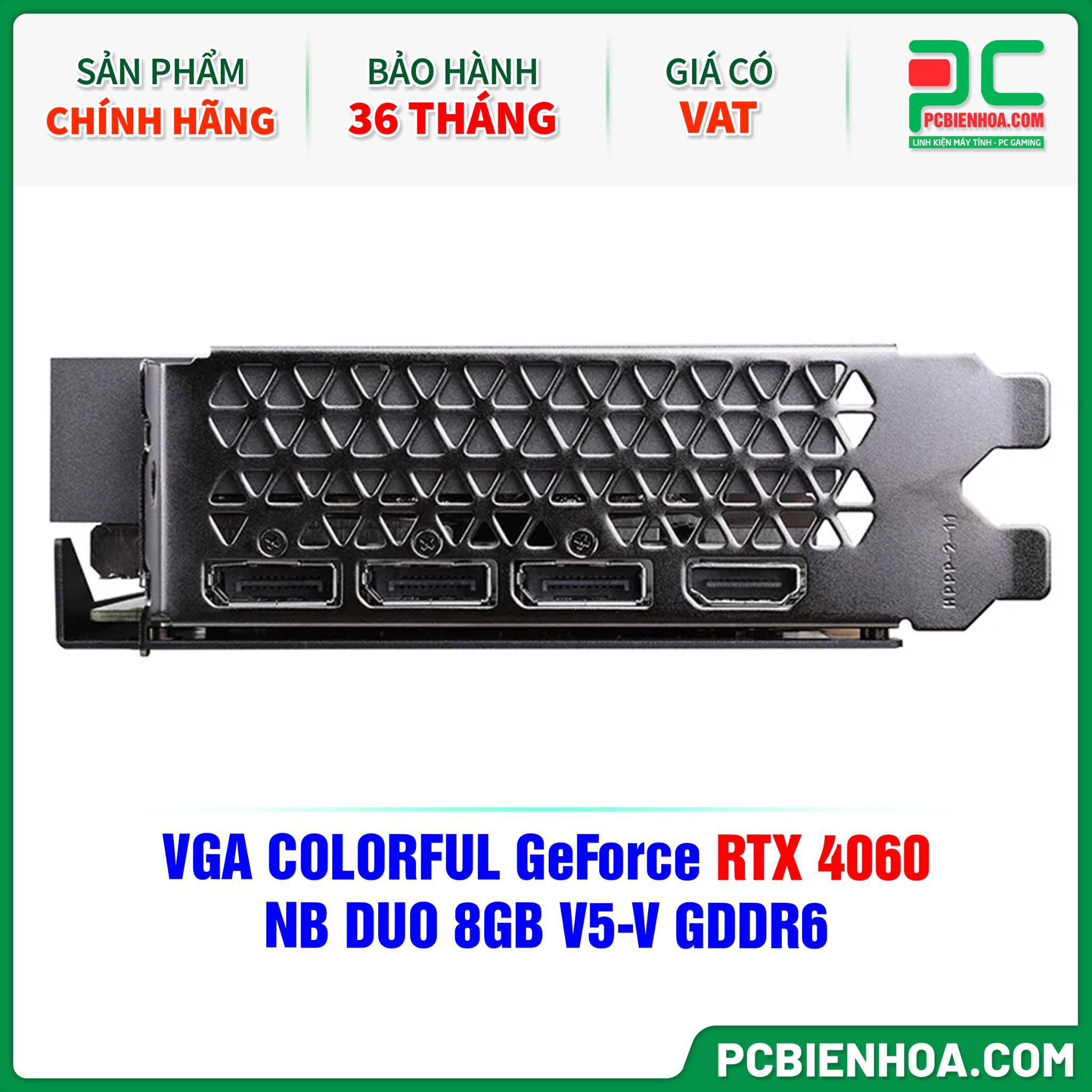 VGA COLORFUL GeForce RTX 4060 NB DUO 8GB V5-V GDDR6