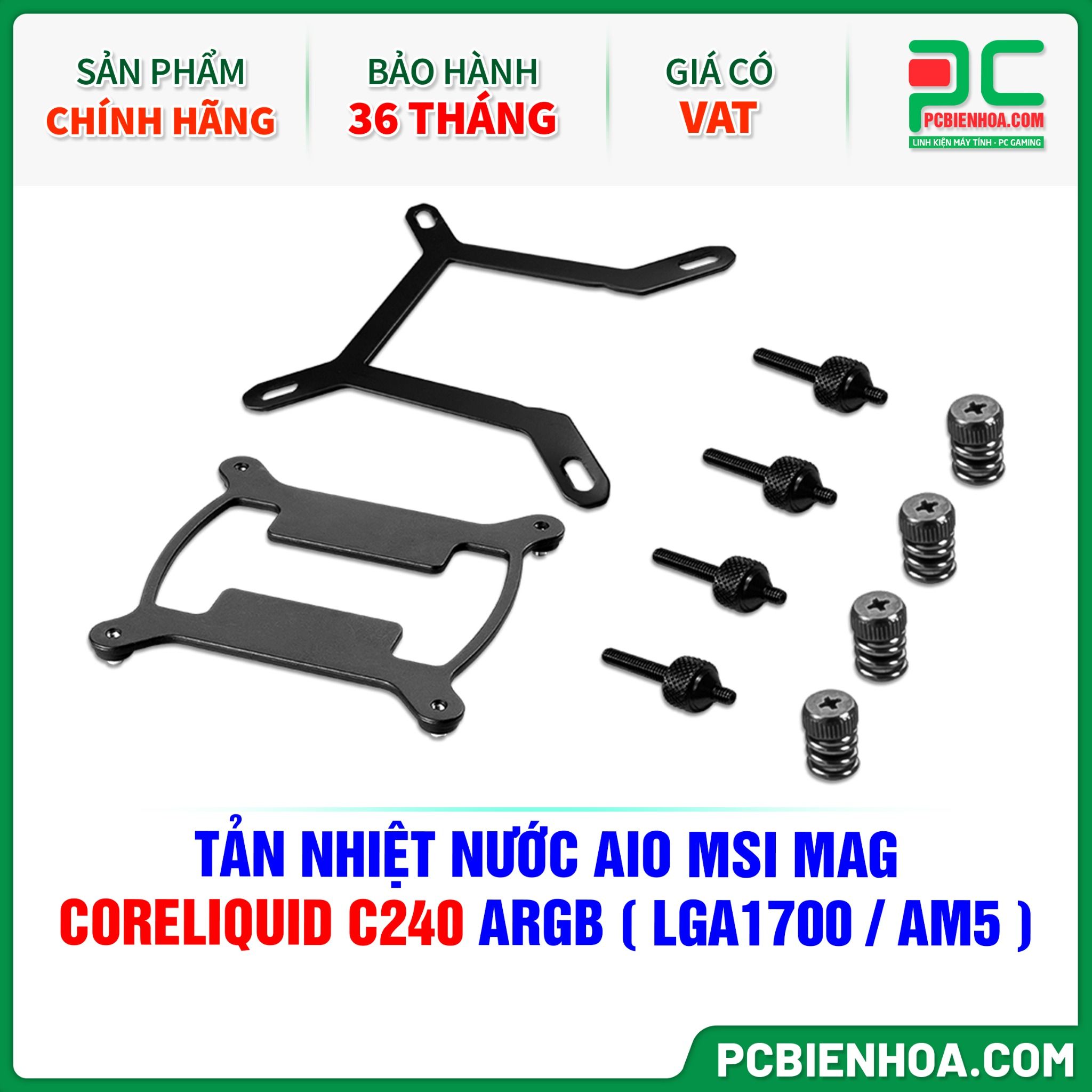 TẢN NHIỆT NƯỚC AIO MSI MAG CORELIQUID C240 ARGB ( HỖ TRỢ SOCKET LGA1700 / AM5 )
