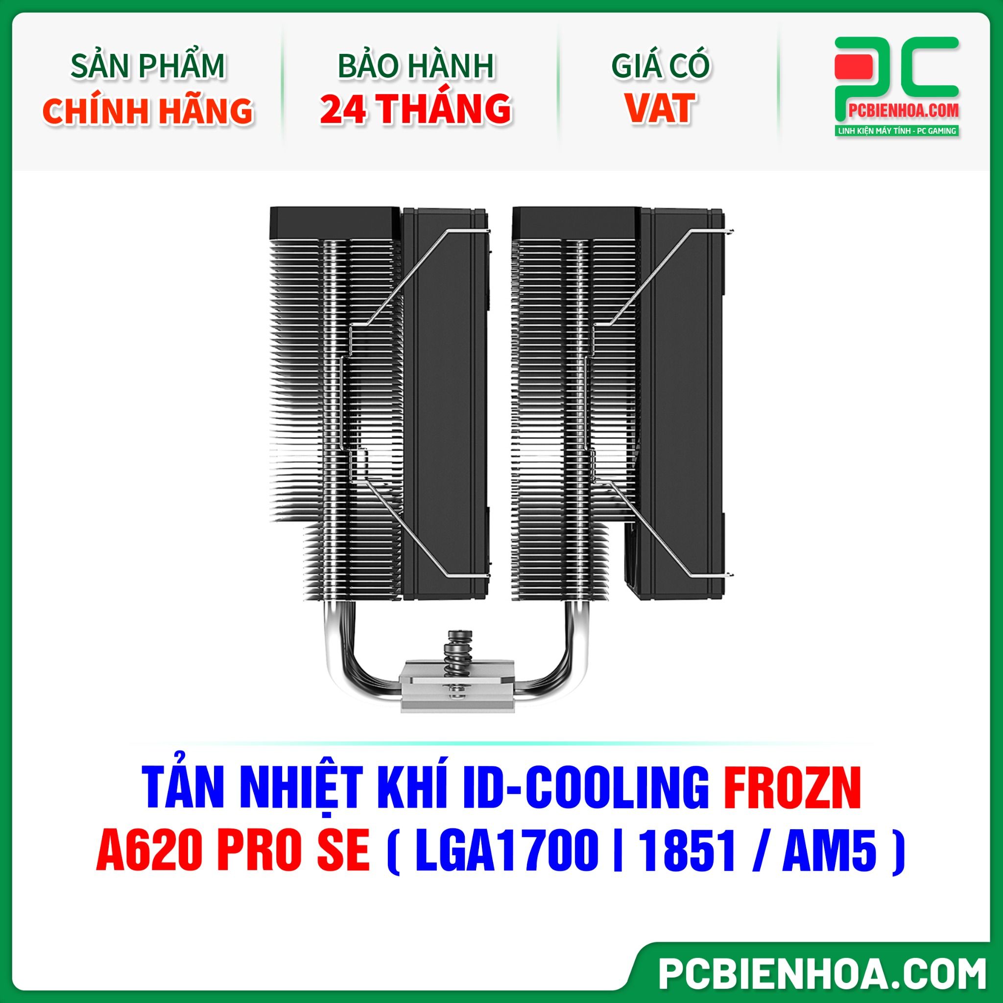 TẢN NHIỆT KHÍ ID-COOLING FROZN A620 PRO SE ( HỖ TRỢ SOCKET LGA1700|1851 / AM5 )