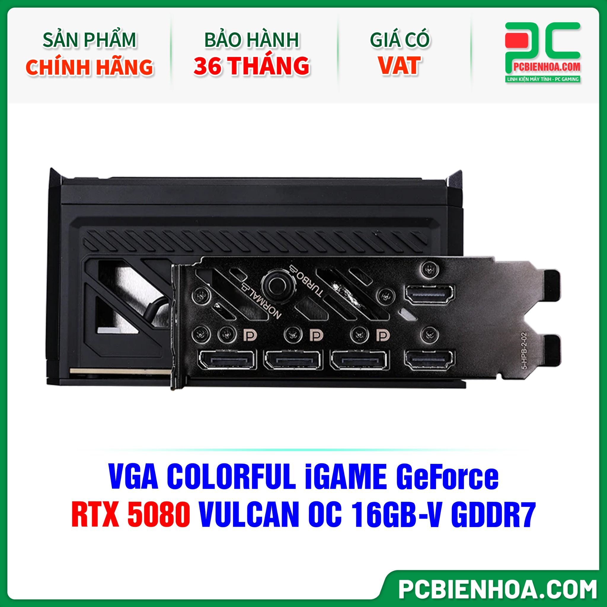 VGA COLORFUL iGAME GeForce RTX 5080 VULCAN OC 16GB-V GDDR7